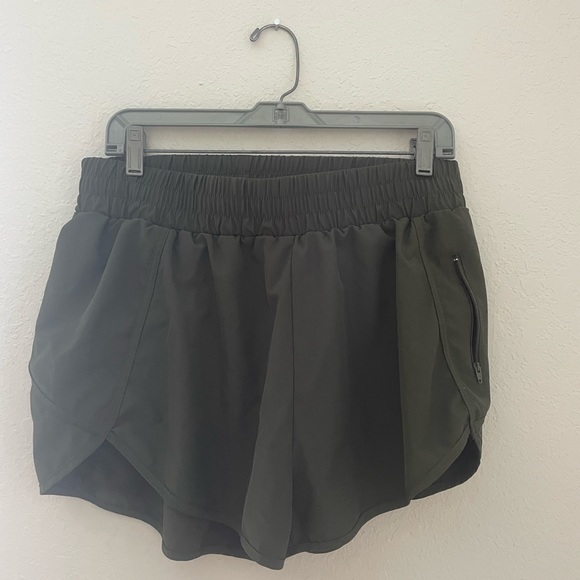 BMJL Women's Running Shorts Elastic High Waisted Shorts - Picture 3 of 4